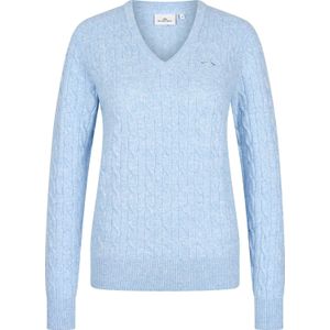 HV Society Gebreide Kabeltrui Celia Hemelsblauw dames
