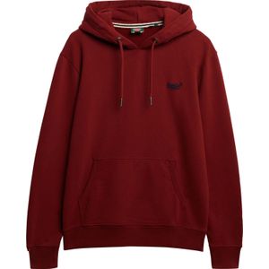 Superdry Hoodie Essential Logo Rood heren