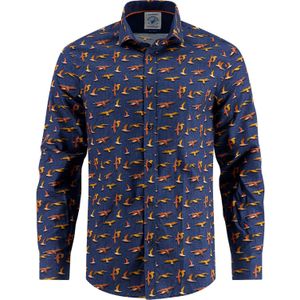 A Fish Named Fred - Seagull - Overhemd - Navy