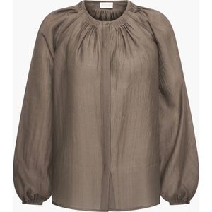 Aimée The Label Blouse Peer Taupe dames