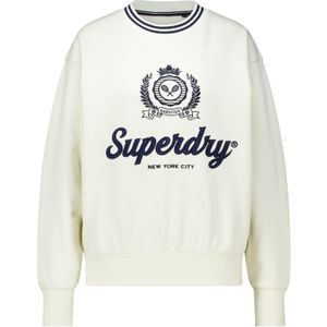 Superdry Sweater Country Club Off White dames