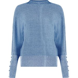 Bloomings - Trui - Blauw - Dames - Glitter