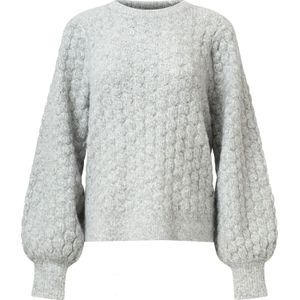 Smashed Lemon - Trui Kabel - Grijs - Dames