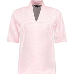 Bloomings Bloomings stand up collar shirt Roze dames