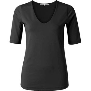 Yaya T-shirt Zwart dames
