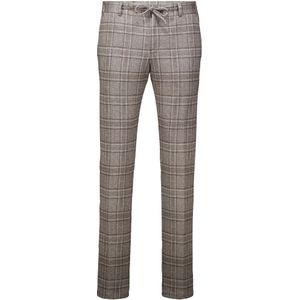 Zuitable Pantalon Spartaflex Check Beige heren