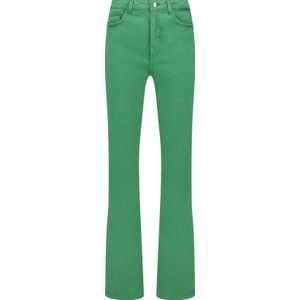 Nukus Pantalon Fem Flare Groen dames