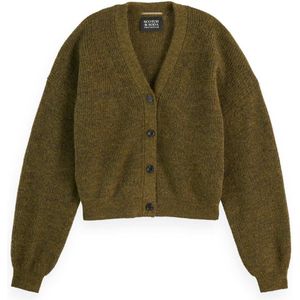 Scotch & Soda Vest Fuzzy Relaxed Groen dames