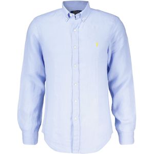 Polo Ralph Lauren Overhemd Linnen Blauw heren