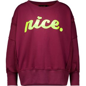 Miss Goodlife Sweater Nice Bordeaux Rood dames