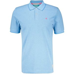 Scotch & Soda Polo Melange Blauw heren