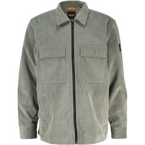 Boss Orange Overshirt Lozzy-m Grijs heren