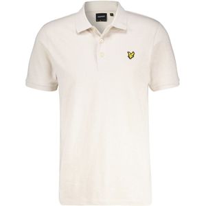 Lyle & Scott Polo Slub Creme Wit heren