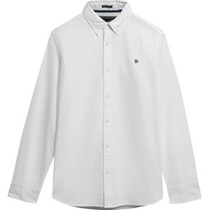 Superdry Overhemd Classic Oxford Wit heren