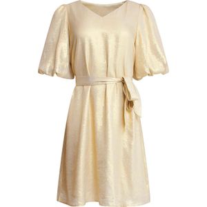 Smashed Lemon Jurk Beige dames