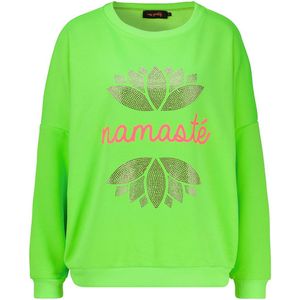 Miss Goodlife Sweater Namaste Groen dames