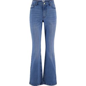 Zusss Jeans Flaired Blauw dames