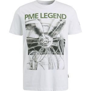 Pme Legend T-shirt Artwork Wit heren