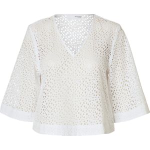 Selected Femme Blouse Laerke Wit dames