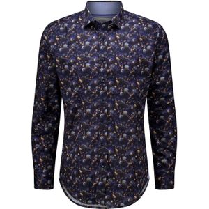 A Fish Named Fred Overhemd Frosty Fish Navy heren