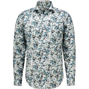 Bomont - Overhemd Lilies - Blauw - Herenoverhemd