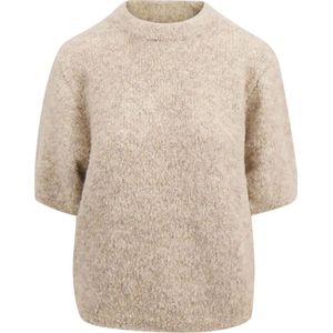 Zusss - Boucle Trui - Beige - Dames