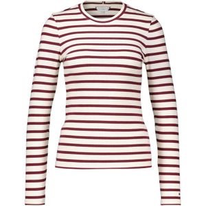 Tommy Hilfiger Top Stripe Rood dames