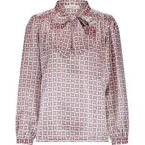 In Shape Blouse Daniella Bordeaux Rood dames