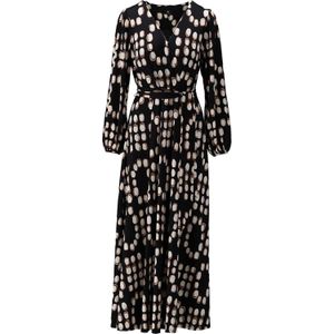 K Design Maxi cross over jurk Zwart dames