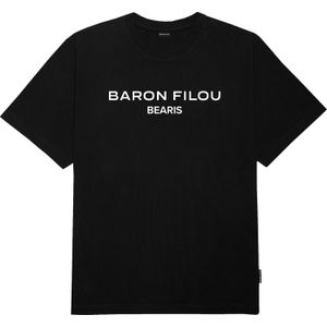 Baron Filou fw24 organic oversized backprint t-shirt filou LXX Zwart heren