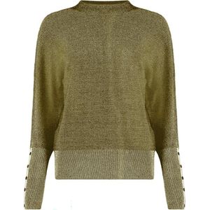 Bloomings Trui glitter Groen dames