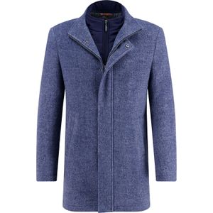 A Fish Named Fred - Funnel Neck - Tussenjas - Blauw