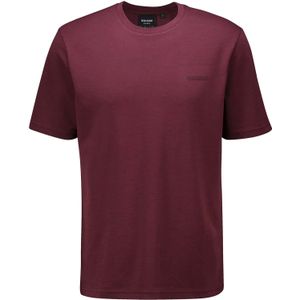 Lyle & Scott plain t-shirt Bordeaux Rood heren