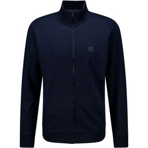 Boss Orange Sweatvest Zestart Navy heren