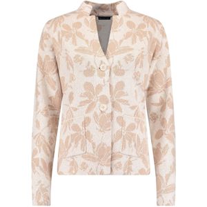 Bloomings Vest Stand Up Beige dames