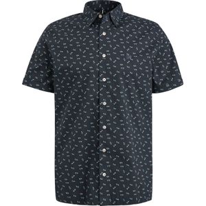 Vanguard Short Sleeve Shirt Print on poplin Zwart heren