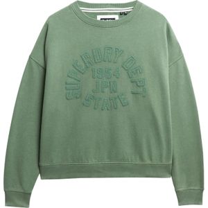 Superdry Sweater Athletic  Groen dames