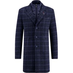 A Fish Named Fred Jas Check Navy heren