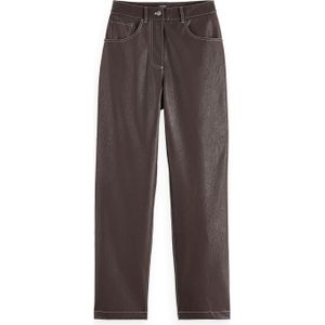Scotch & Soda Broek Aurora Bruin dames