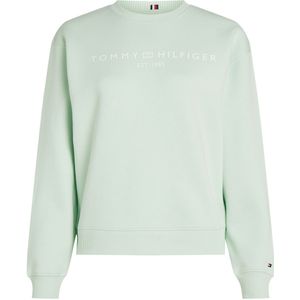 Tommy Hilfiger Sweater Corp Logo Groen dames