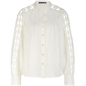 Label Dot Blouse Afra Wit dames