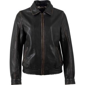 Mauritius Leren Jas Bjanka Zwart dames