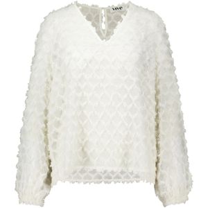 Vive La Femme Blouse Lara Wit dames