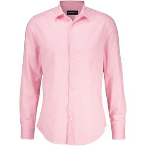 Bomont BMT 4S1034 linen/cotton overhemd Roze heren