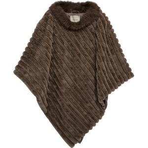 Freequent - Cape Kokan - Poncho - Taupe