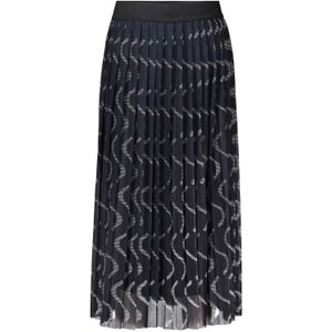Vive La Femme Rok plissé Donkerblauw dames