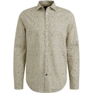PME Legend - Overhemd - Beige - Print On Slub