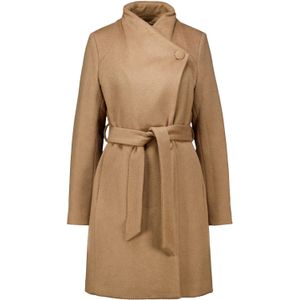Giacomo - Wollen Driekwart Jas - Camel - Dames