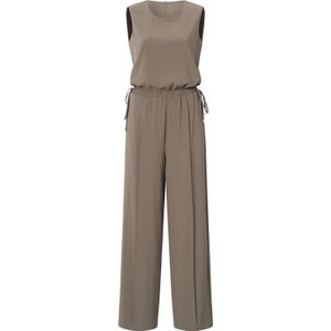 Yaya Jumpsuit with cord Bruin dames