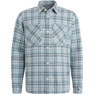 Cast Iron Overshirt Blauw heren